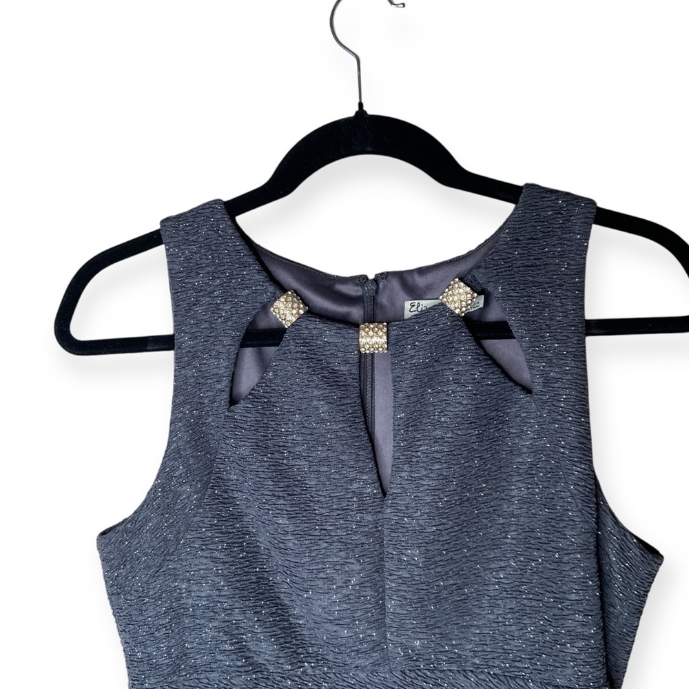 Eliza J Cocktail dress, sparkle‎ knit, size 6